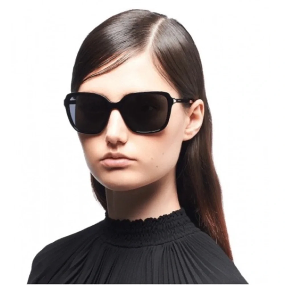 Prada Heritage Oversized Sunglasses (SPR 10V-F 1AB-5S0) in Black - Picture 15 of 16
